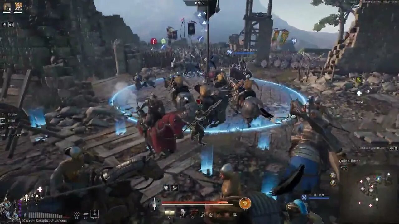 Conquerors blade Chilling in Quin ruins