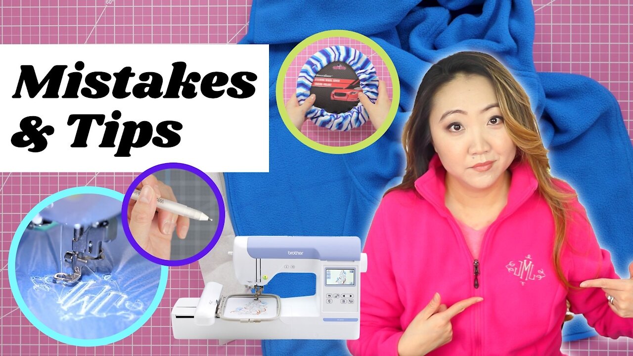 Embroidery Machine Hooping Mistakes, Quick Fixes & Bonus Tips | Brother PE800