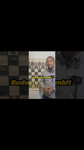 The Budapest Gambit Trap in Chess!