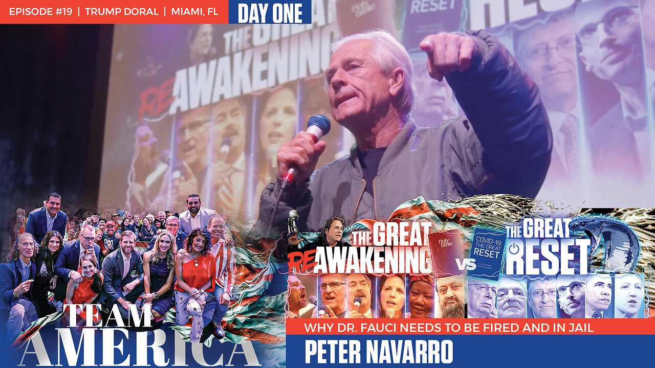 ReAwaken America Tour | Peter Navarro | Why Dr. Fauci Needs to Be Fired and In Jail