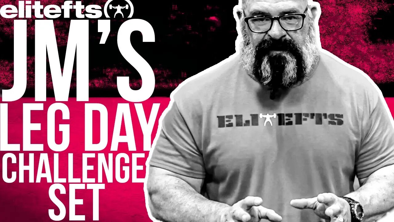 JM Blakley's Leg Day Challenge Set | Leg Extension Breakdown