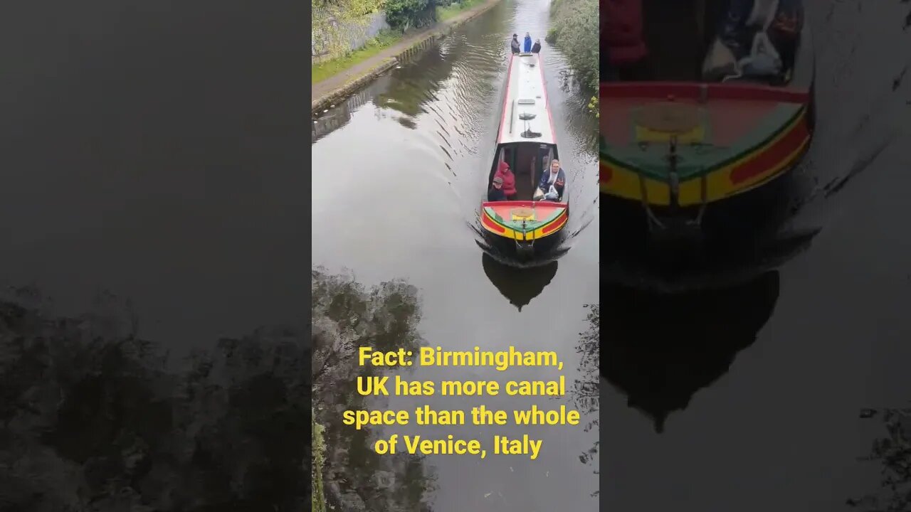 Fact: Birmingham has more canal space than Venice, Italy #birmingham #birminghamuk