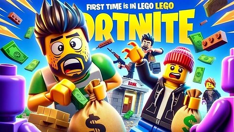 LEGO Fortnite First-Timers: My Son Robbed a Bank?! 😂🧱💰