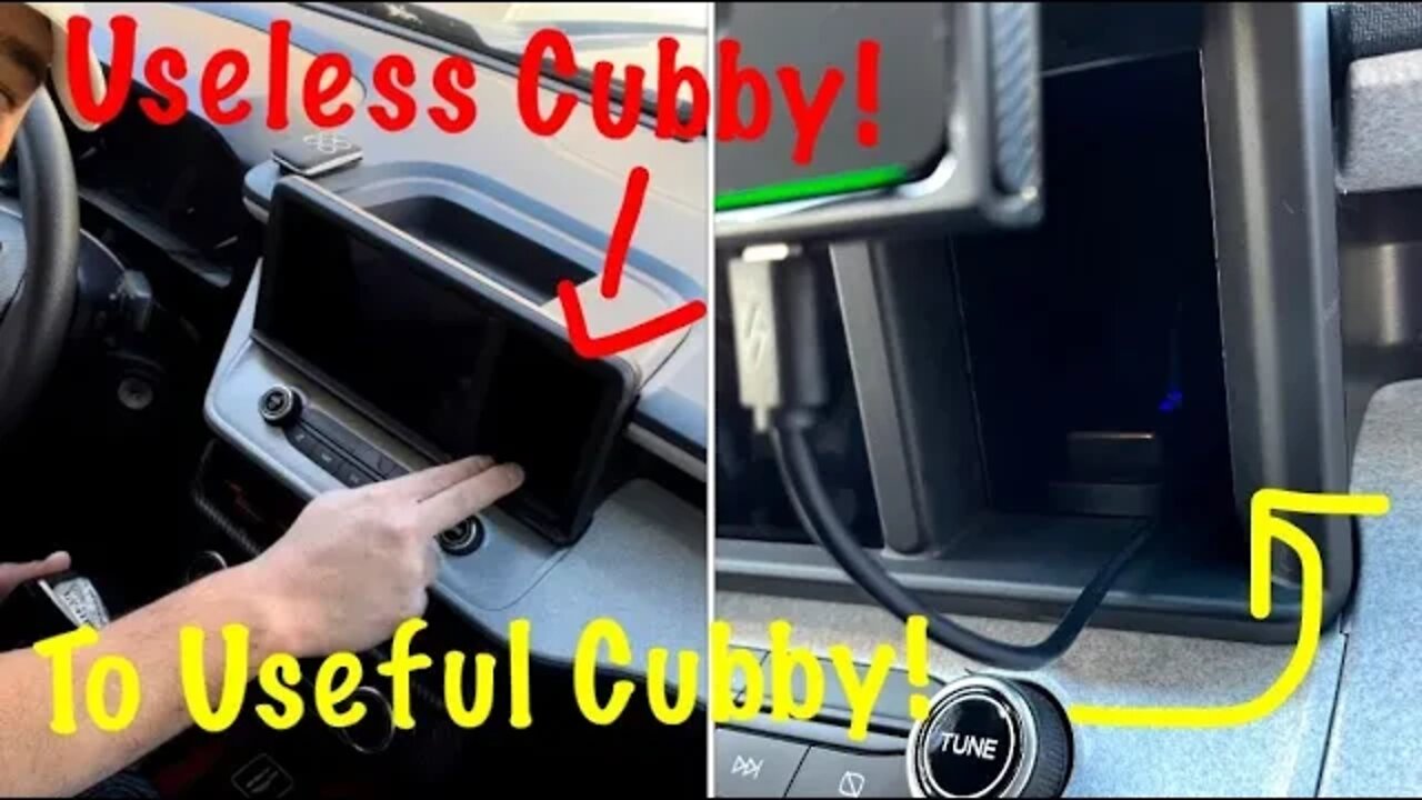 Solution For The Useless Maverick Cubby Found? Easy USB Ports For Easy Charging.