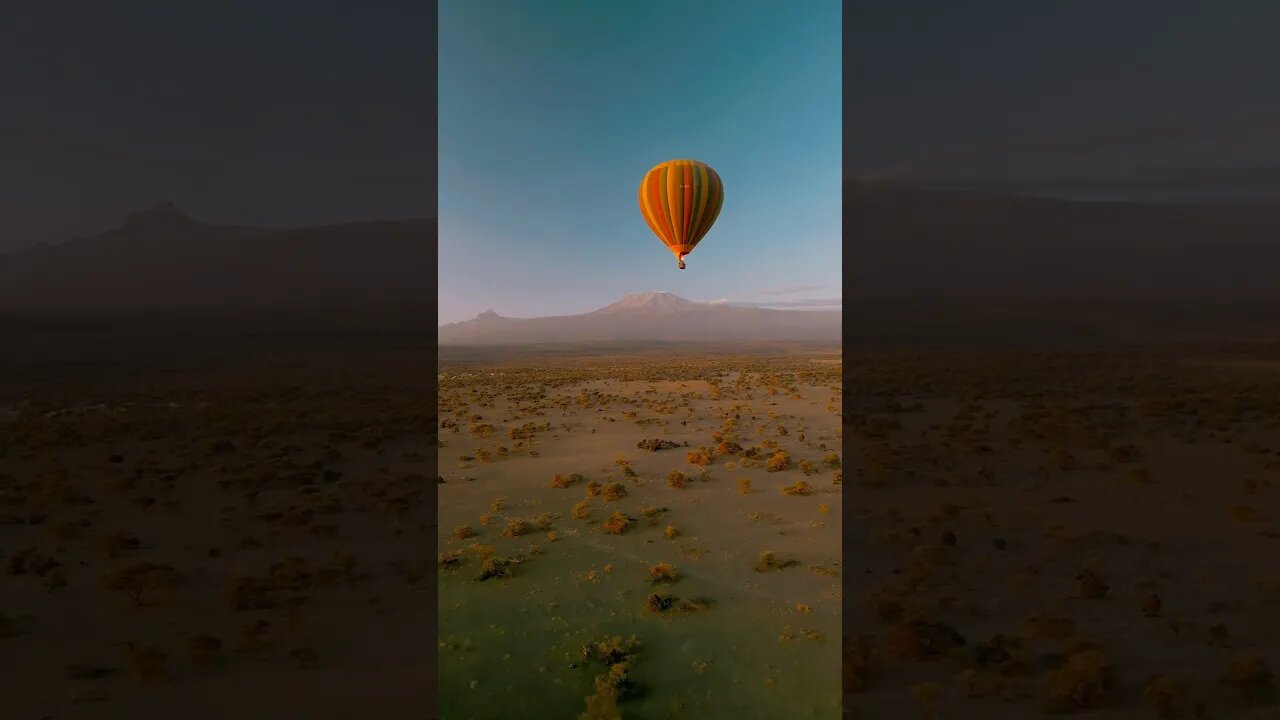 Hot air balloon safari in Kenya | Amboseli