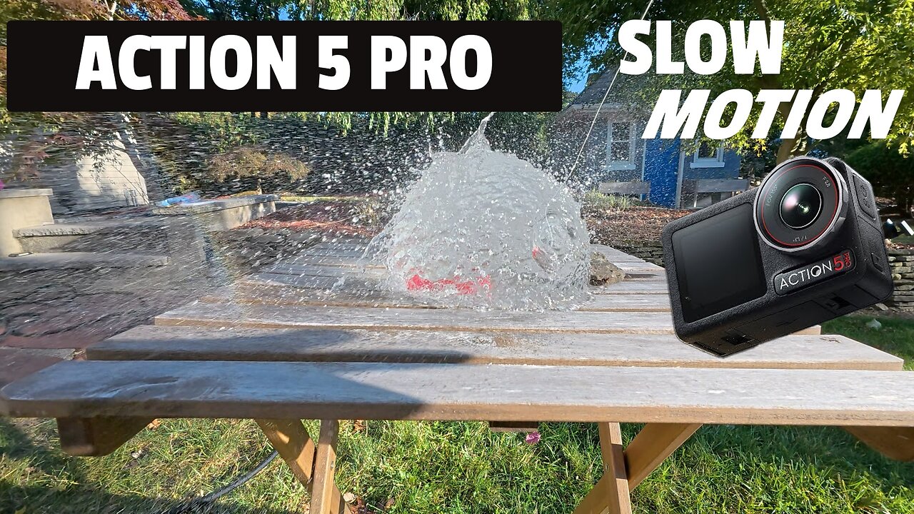 action 5 pro slow motion, how to film slow motion video with action 5 camera. DJI action 5 pro