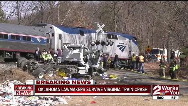Oklahoma GOP lawmakers OK after train crash in Virginia