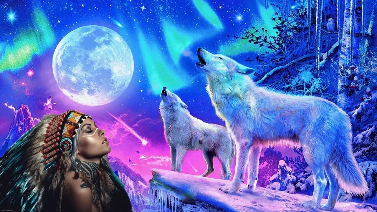 NATIVE AMERICAN FLUTE WOLF CALL SOUND 320 kbps #meditationmusic #meditacion #shamanic