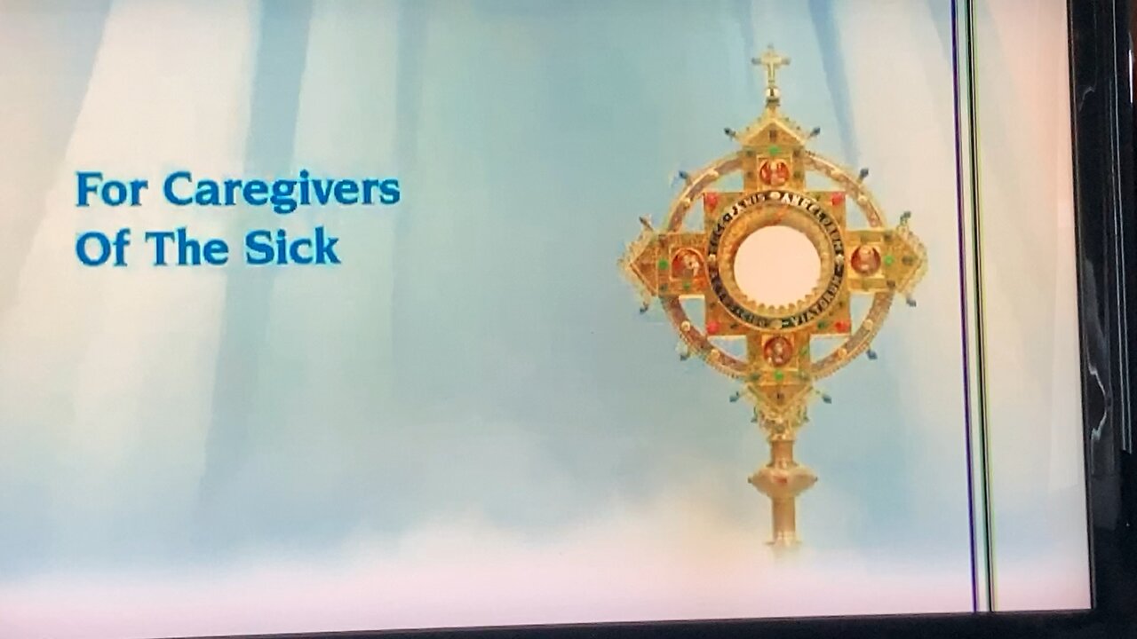 Prayer for care givers.