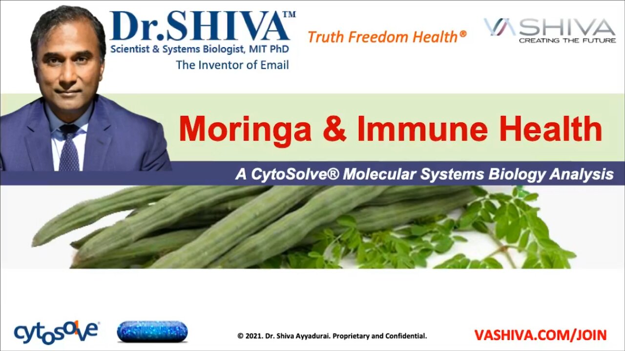 Why Moringa is Called the Tree of Life & How It Affects Immune System. CytoSolve Systems Analysis.