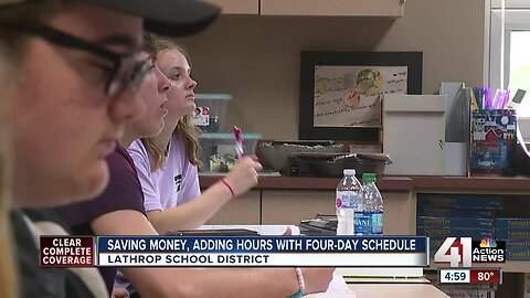 Saving money, adding hour with four-day schedule