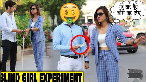 Blind Girl Honestly Challenge in Public | Social Experiment Gone wrong