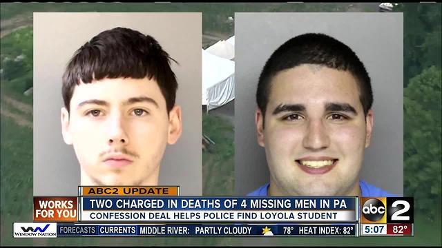 2 charged in killings of missing Pennsylvania men