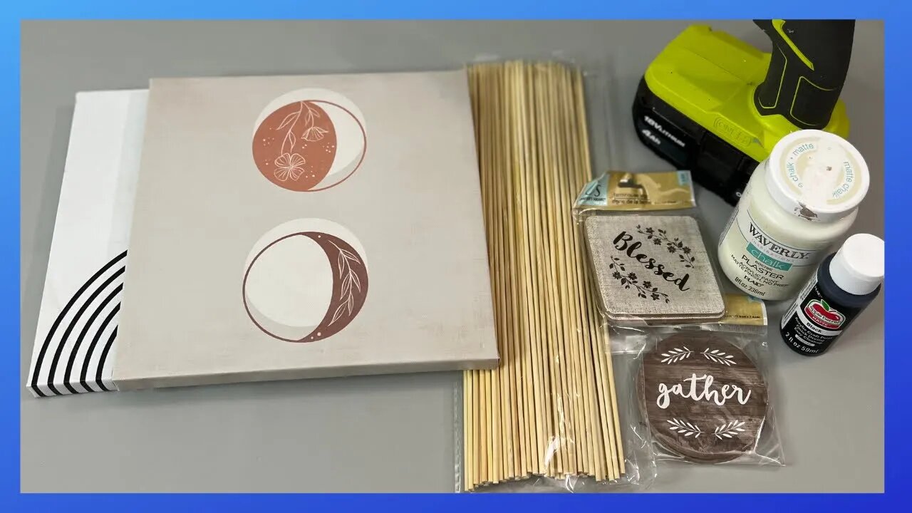Modern Farmhouse Decor DIY || Using Dollar Tree Items || Just 1 EASY Craft