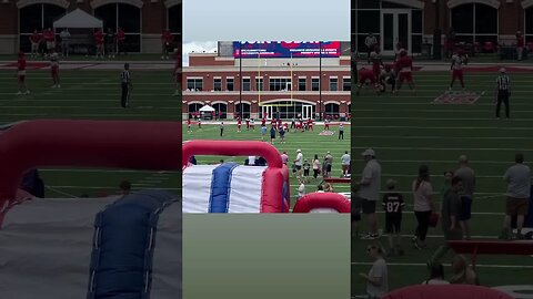 LIBERTY FOOTBALL SPRING GAME🔥🏈❗️ #americanfootball #youtubeshorts #viral #va #434 #libertyflames