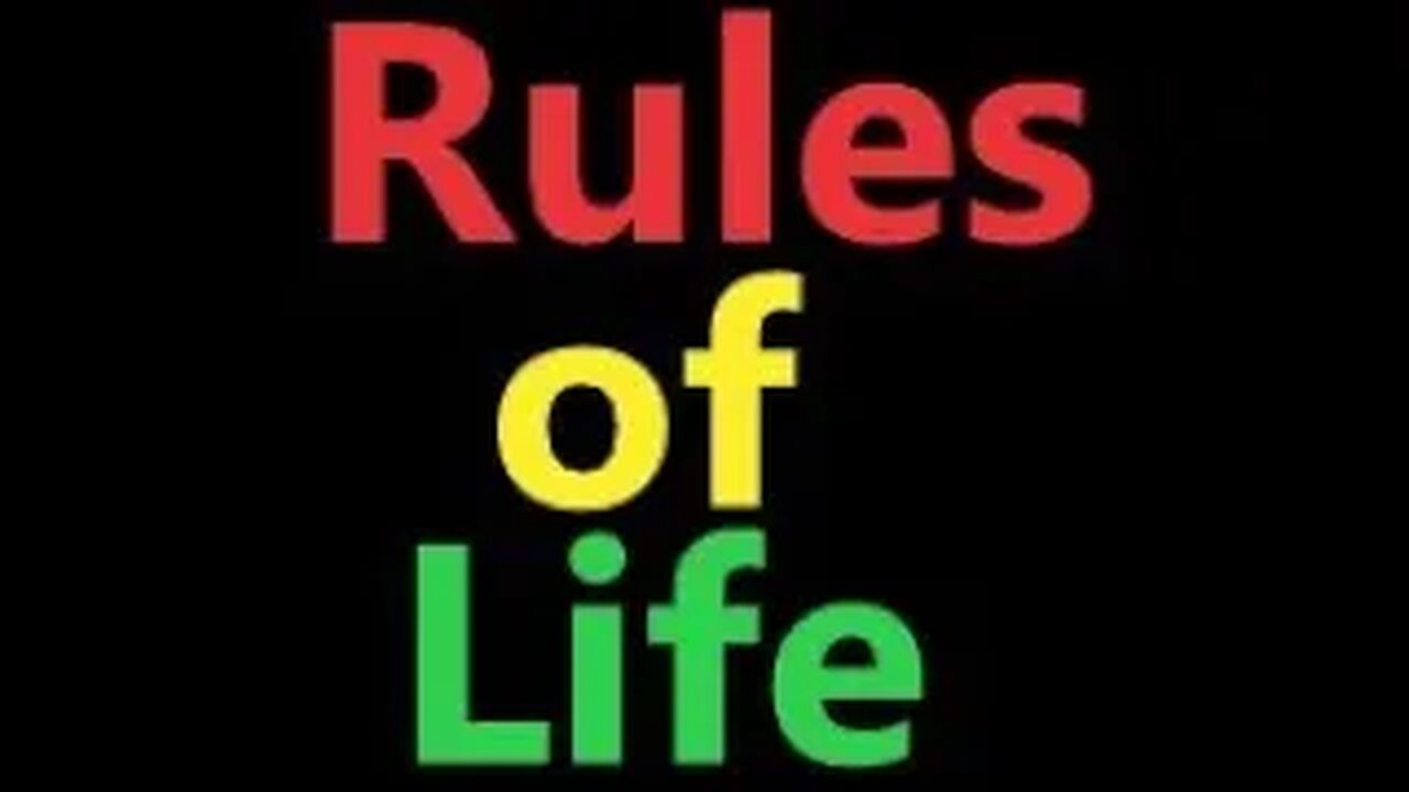 Rules of Life