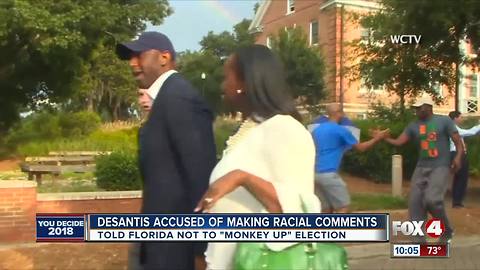 DeSantis under fire for monkey comment