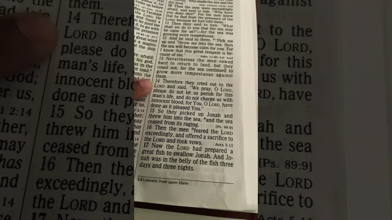 UNBELIEVERS BECOME BELIEVERS! Jonah Chapter One!