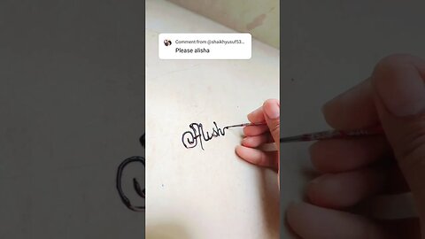 Alisha name mehndi ❤️ next name comment #shortfeed #name #viral #mehndhi