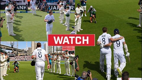 𝗚𝗨𝗔𝗥𝗗 𝗢𝗙 𝗛𝗢𝗡𝗢𝗨𝗥 for Stuart Broad as he walks out to bat one final time in his Test career