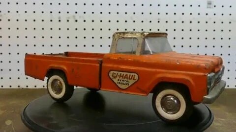 Rusty 1960's Nylint Ford F150 U-Haul Pickup Restoration