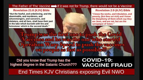 The Father of The Vaccine - If it was not for Trump, there would not be a Vaccine