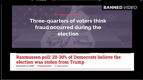 Banned Election Fraud Video