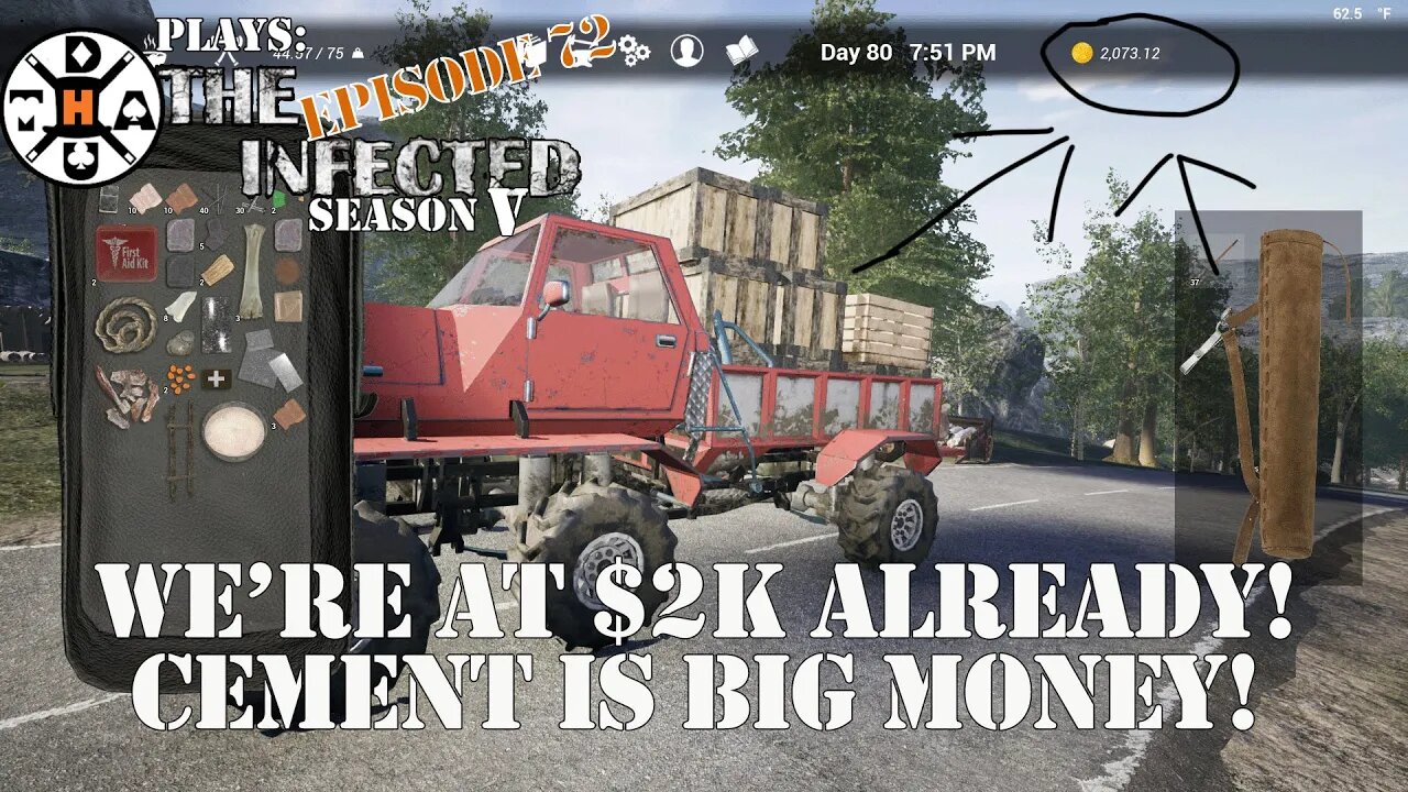 Cement Is Big Money With The Trader! Over $2k Already! The Infected Gameplay S5EP72