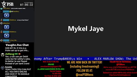 2024-11-22 07:00 EST - Patriots Soapbox AM: with MykelJaye