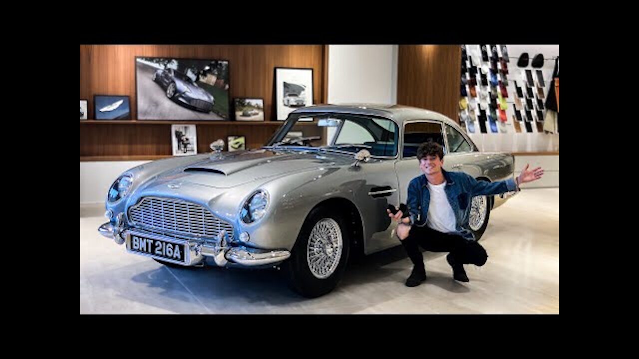 JAMES BOND’S $3,000,000 ASTON MARTIN DB5 !!!