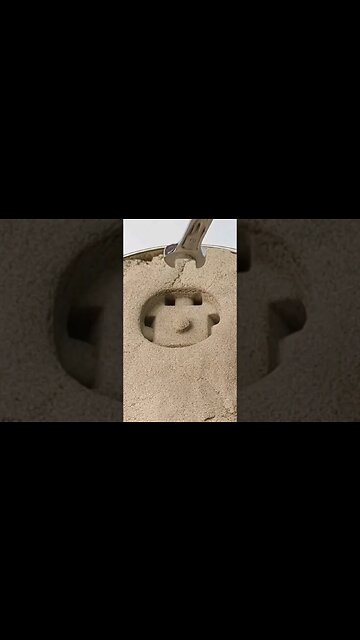 The Art of Metal Casting with Sand #shorts #shortsfeed #art