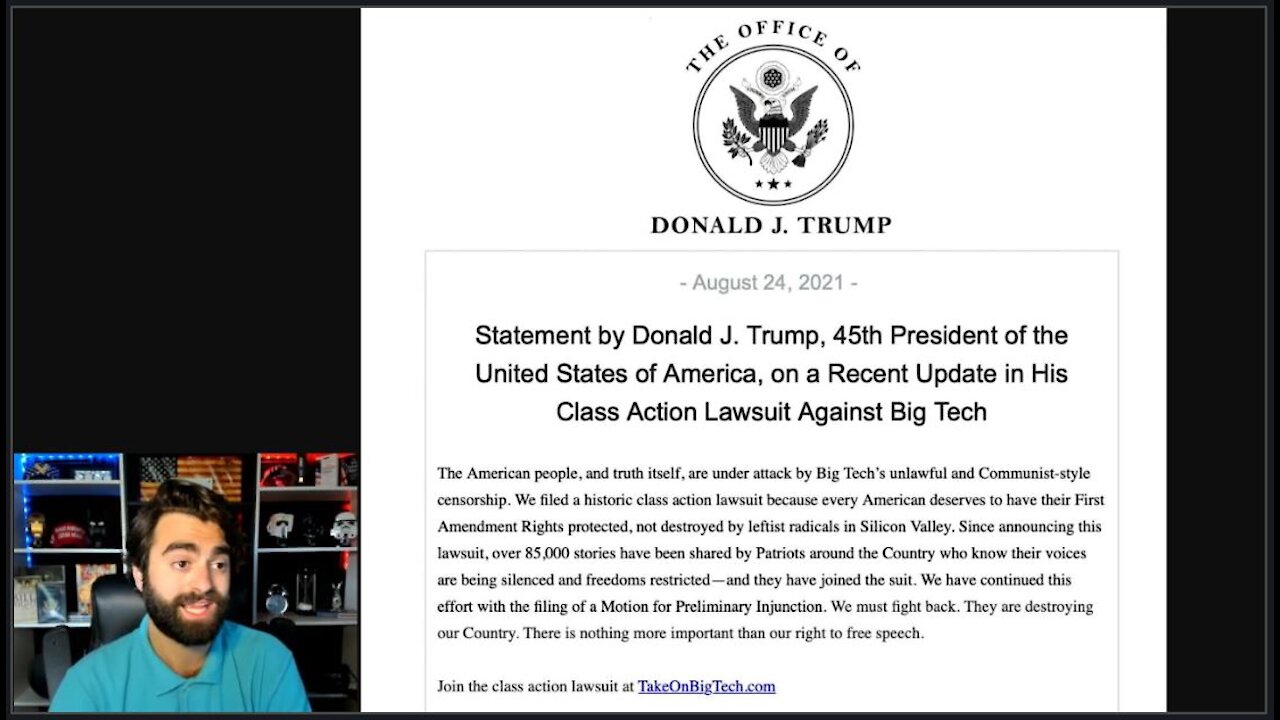 UPDATE: TRUMP Plus 85,000 MORE Americans Join Class-Action Lawsuit Against Big Tech!!