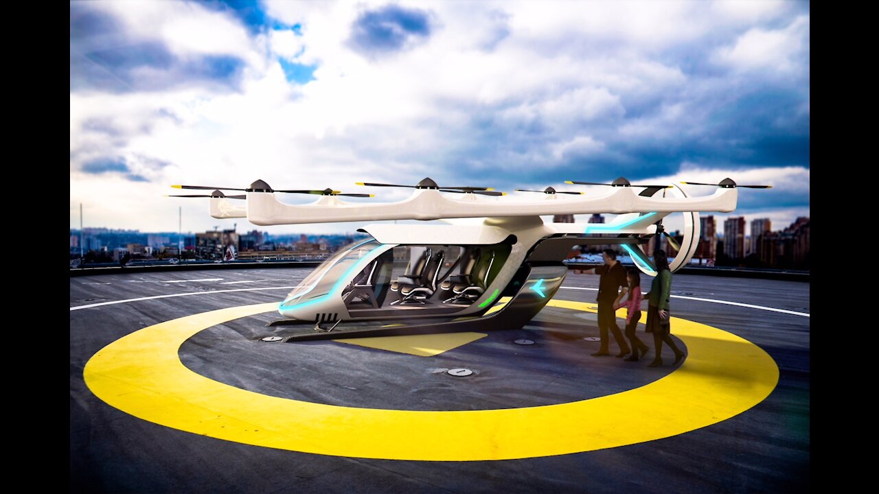 Evtol, carro voador da Embraer.