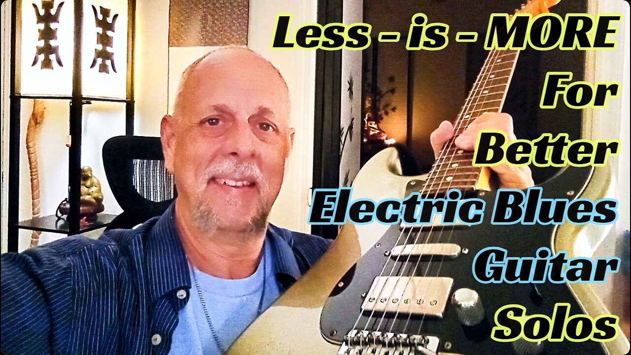 Play Better Electric Blues Guitar Solos by Using Silence, The Less Is More Concept, Brian K Guitar