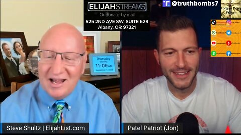 9/2/2022 Patel Patriot and Steve Shultz Prophets and Patriots – Episode 22