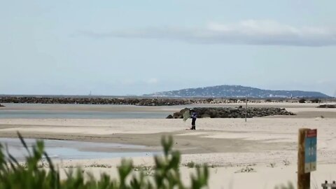 Durant le confinement, une dame est verbalisée sur la plage de Carnon dans l'Hérault