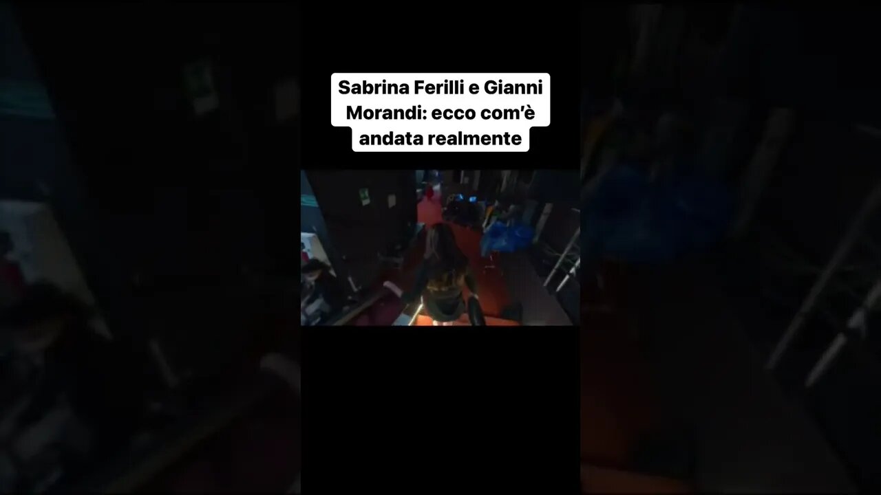 Sabrina Ferilli e Gianni Morandi: ecco com’è andata realmente!