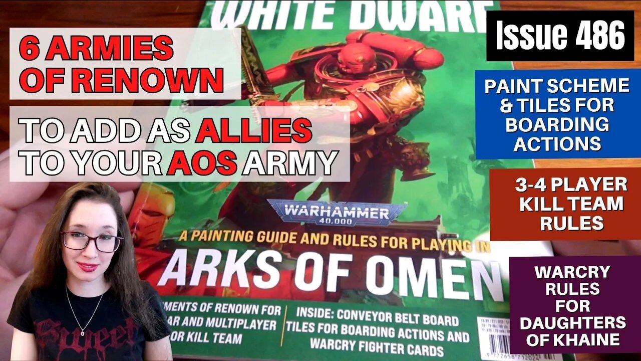 Enjoying the White Dwarf - Issue 486, Includes Rules for Armies of Renown!