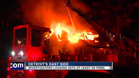 Arson fires on the rise in northeast Detroit