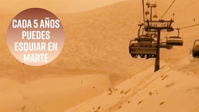 Nieve post-apocalíptica: un fenómeno 'marciano'