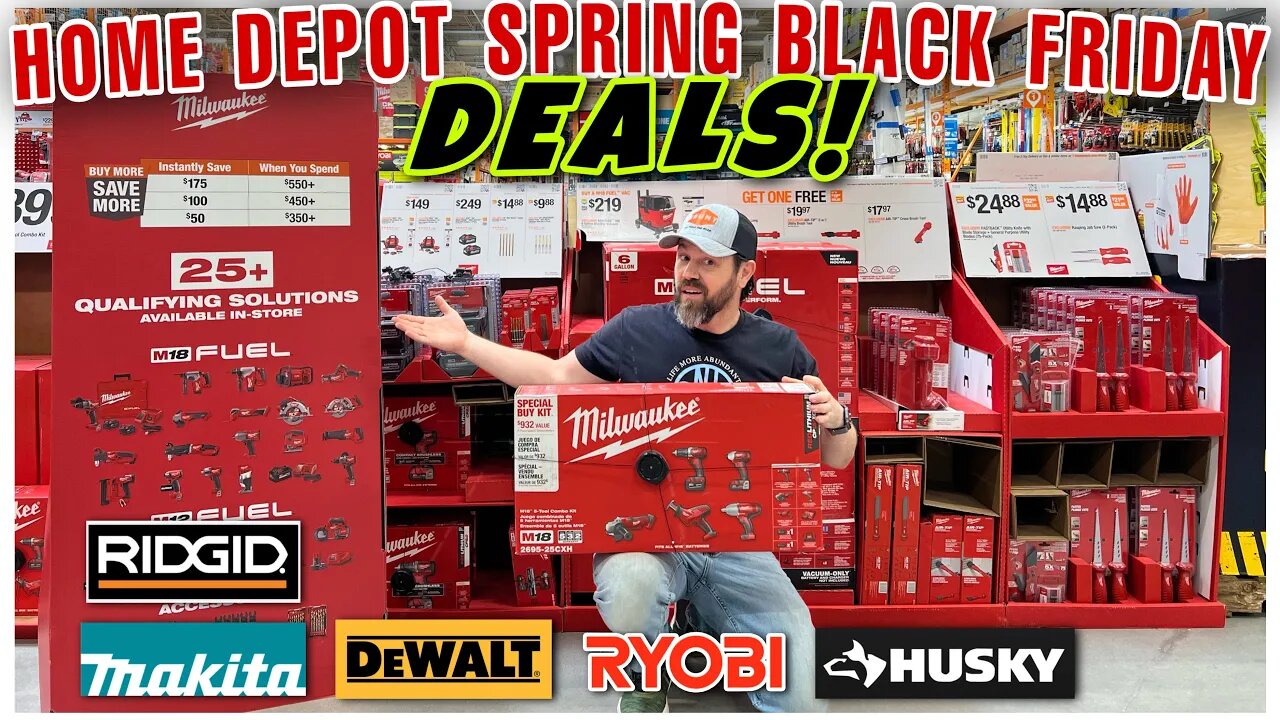 Home Depot Spring Black Friday Deals 2023!