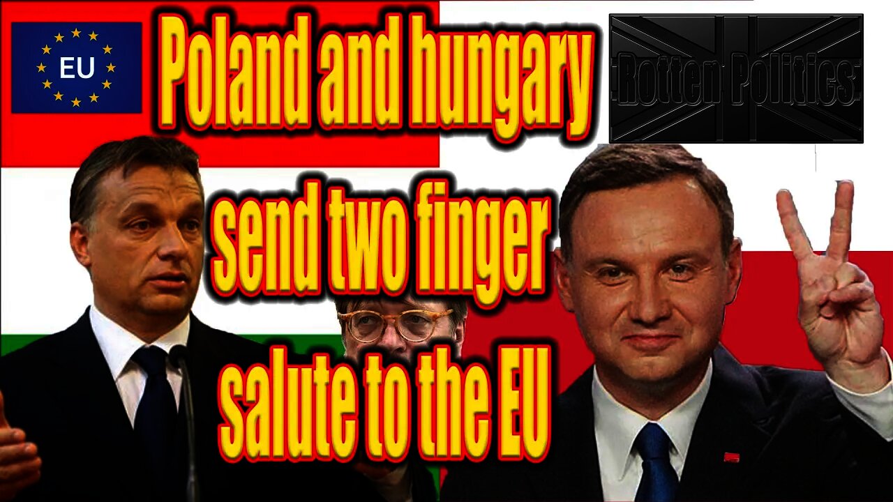 Poland and Hungary join forces against the EU,and Verhofftwat goes mental