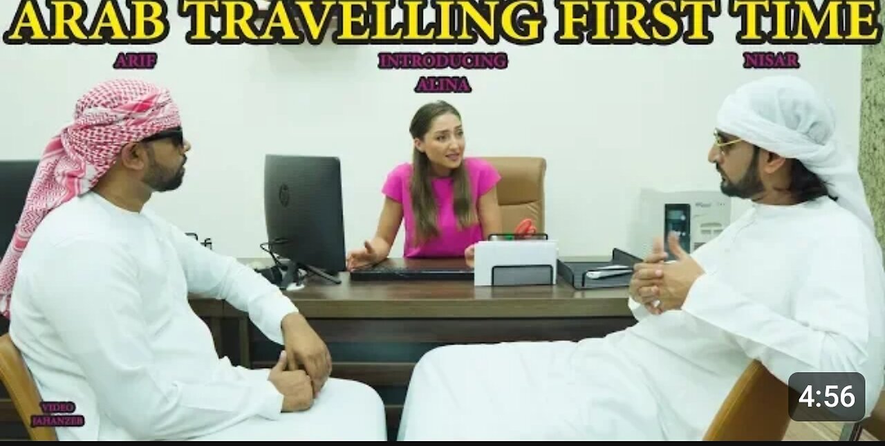 Arabs travelling first time