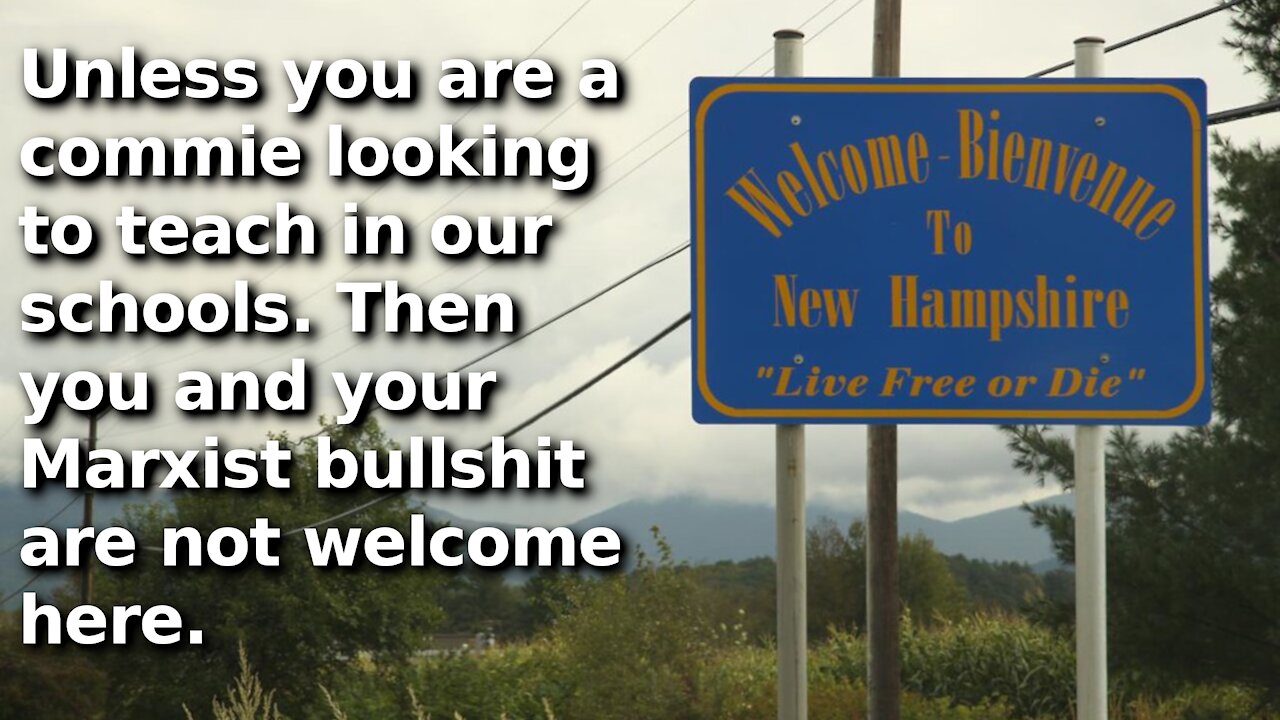 New Bill Looks to Expand NH’s Cold War Anti-Commie Teachers Law to Include Cultural Marxism and CRT