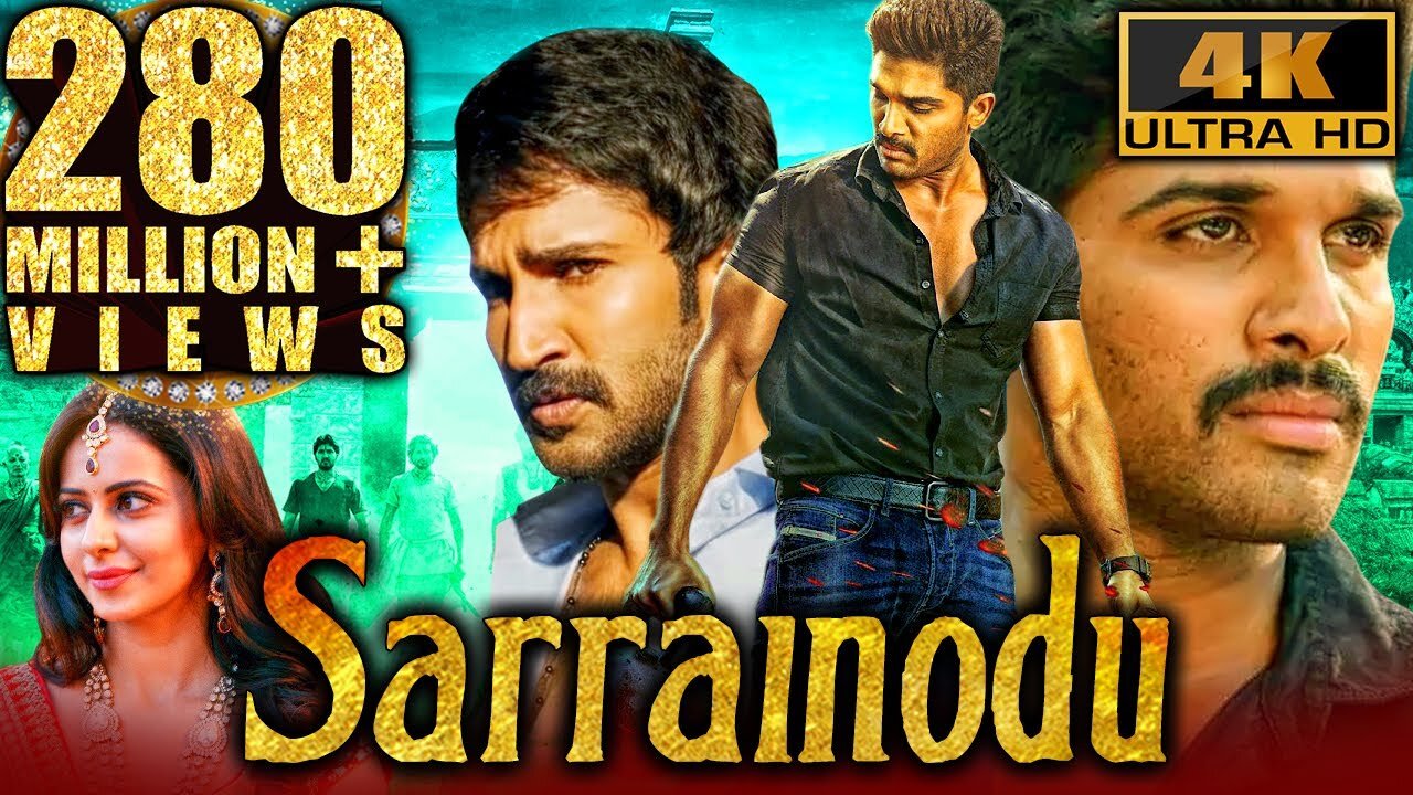 Sarrainodu (4K ULTRA HD) Full Hindi Dubbed Movie | Allu Arjun, Rakul Preet Singh, Catherine Tresa