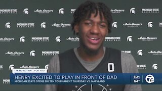 Henry excited to play in front of dad in Indianapolis