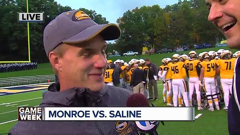 Saline packs the stands at homecoming for our WXYZ Game of the Week