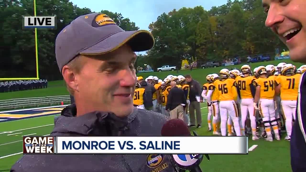 Saline packs the stands at homecoming for our WXYZ Game of the Week