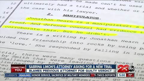 Sabrina Limon's attorney pushing for new trial