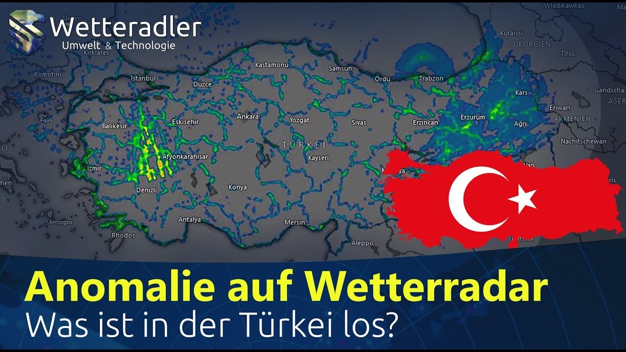 Türkei Wetterradar Anomalien Muster Niederschlag Windy NEXRAD Doppler@Wetteradler🙈